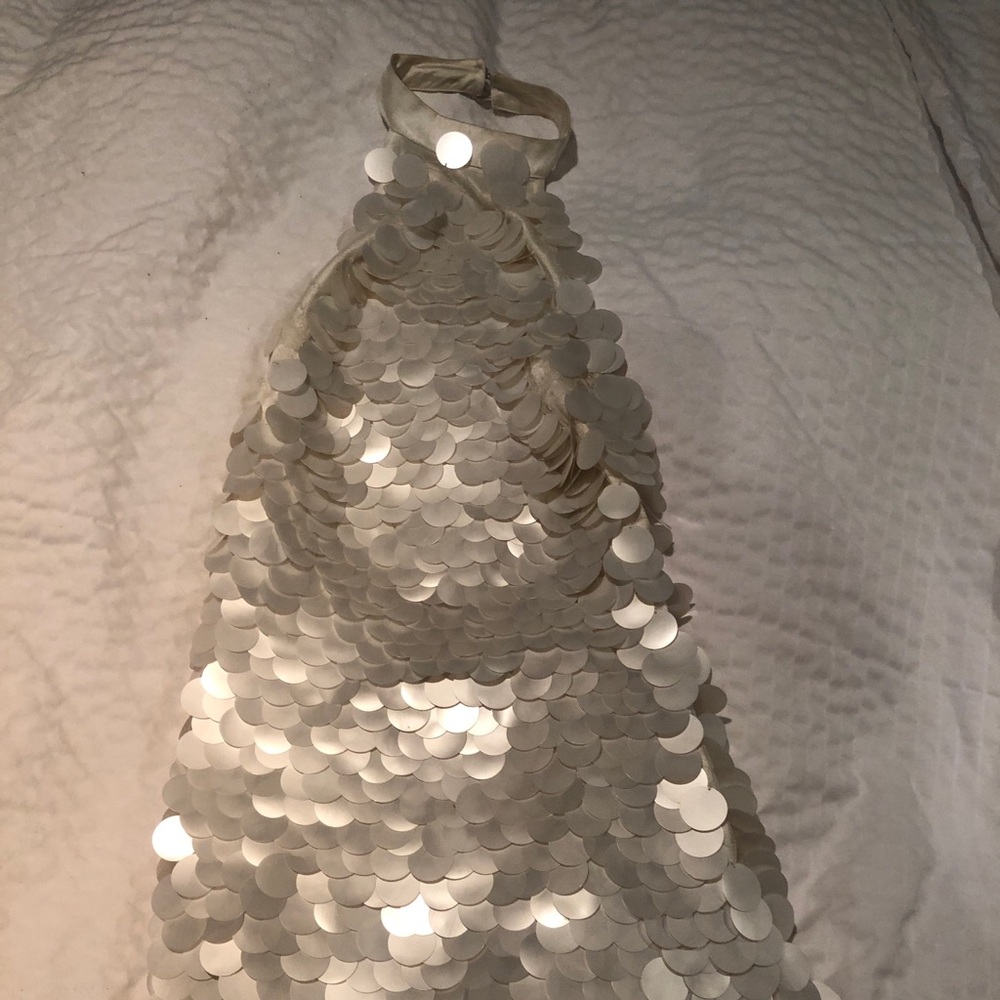 Sequin halter dress